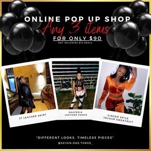 3 items For $90.00 link in bio. www.sevenone3.com